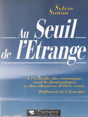 cover image of Au seuil de l'étrange